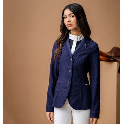 Giacca da concorso Horseware da donna Motion Lite Ombra di notte Blu Giacca da concorso Horseware da donna Motion Lite Ombra di notte Blu