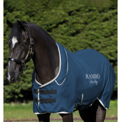 Coperta asciugante Horseware Rambo Dry Rug Supreme Marino / argento Blu Coperta asciugante Horseware Rambo Dry Rug Supreme Marino / argento Blu