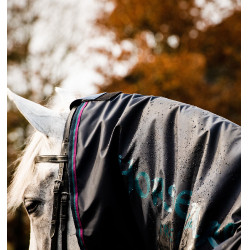 Copertura da equitazione Horseware Rambo Mack in a Sack Marino / bordeaux Blu