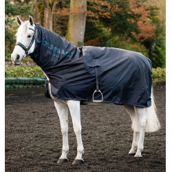 Copertura da equitazione Horseware Rambo Mack in a Sack Marino / bordeaux Blu