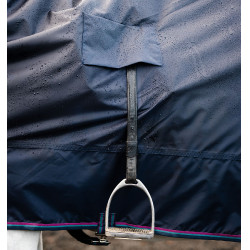Copertura da equitazione Horseware Rambo Mack in a Sack Marino / bordeaux Blu