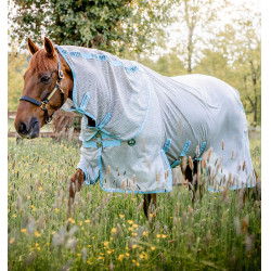Cubre-moscas Horseware Amigo AmEco Bug Buster 0g Argento / azzurro cielo