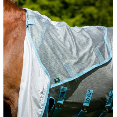 Cubre-moscas Horseware Amigo AmEco Bug Buster 0g Argento / azzurro cielo