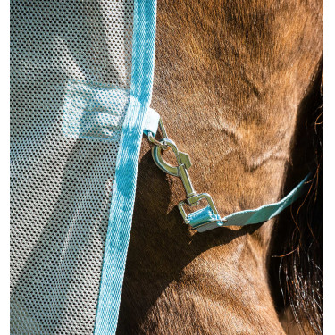 Cubre-moscas Horseware Amigo AmEco Bug Buster 0g Argento / azzurro cielo