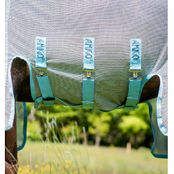 Cubre-moscas Horseware Amigo AmEco Bug Buster 0g Argento / azzurro cielo