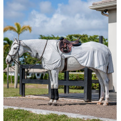 Copricrini Horseware anti-mosche Fluo Amigo Flyrider 0g Argento / grigio titanio / argento Copricrini Horseware anti-mosche Fluo Amigo Flyrider 0g Argento / grigio titanio / argento