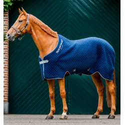 Coperta Horseware Autumn Cooler 100g Marina / blu marino / argento