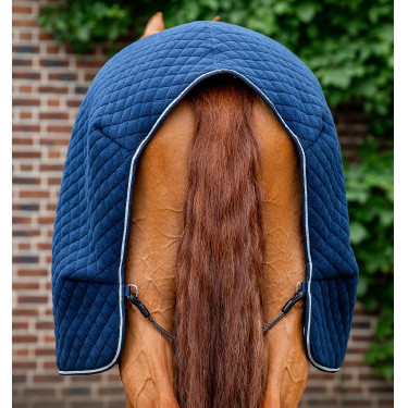 Coperta Horseware Autumn Cooler 100g Marina / blu marino / argento