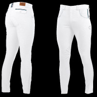 Pantaloni equitazione uomo con grip Flags & Cup Gimo