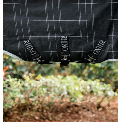 Coperta Horseware Rhino Wug Vari-Layer 450g Nero / quadri bianco grigi Coperta Horseware Rhino Wug Vari-Layer 450g Nero / quadri bianco grigi