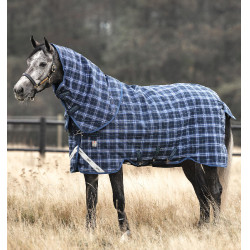 Coperta Horseware Rhino Plus Vari-Layer 450g Marina a quadri / indaco Blu marino Coperta Horseware Rhino Plus Vari-Layer 450g Marina a quadri / indaco Blu marino