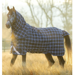 Coperta Horseware Rhino Plus Vari-Layer 450g Marina a quadri / indaco Blu marino Coperta Horseware Rhino Plus Vari-Layer 450g Marina a quadri / indaco Blu marino
