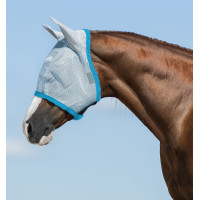 Maschera anti-mosche Horseware Amigo Beige / verde