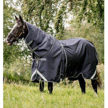 Coperte Horseware Rambo Optimo 3 in 1 Split Technology Marino / temporale / grigio argento Blu marino