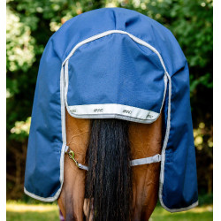 Coperta Horseware High Neck Amigo® Bravo 12 Original 250g 1200D Marina / grigio titanio / argento Blu marino