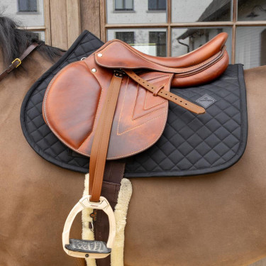 Sottosella in montone Skin Friendly Diamond Jumping Kentucky Nero