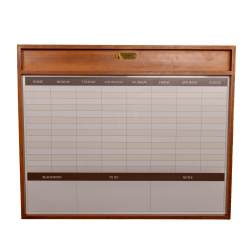 Tabella da scuderia magnetica con cornice Grooming Deluxe by Kentucky Legno Beige