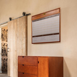 Tabella da scuderia magnetica con cornice Grooming Deluxe by Kentucky Legno Beige