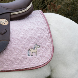 Sottosella Kentucky Testa di Unicorno Glitterata Rosa pallido Sottosella Kentucky Testa di Unicorno Glitterata Rosa pallido