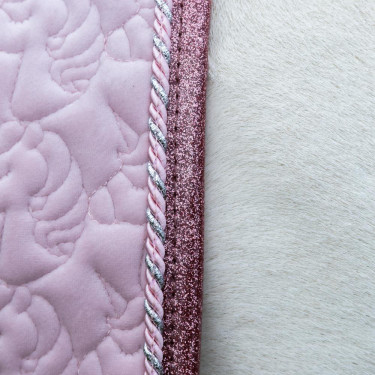 Sottosella Kentucky Testa di Unicorno Glitterata Rosa pallido Sottosella Kentucky Testa di Unicorno Glitterata Rosa pallido