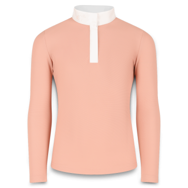 Polo da competizione Kentucky Tokyo a manica lunga per ragazza Rosa antico