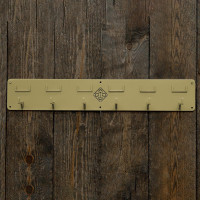 Porta-testiere Grooming Deluxe con 6 ganci e portanome Oro