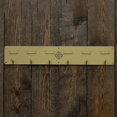Porta testiere equitazione 6 ganci con portanome | Equi-Clic