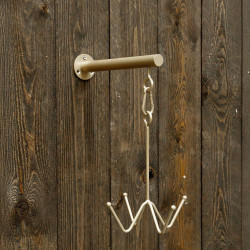 Porta-testiera Grooming Deluxe a 4 bracci con fissaggio a muro Oro Porta-testiera Grooming Deluxe a 4 bracci con fissaggio a muro Oro