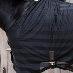 Coperta anti-mosche leggera a righe Kentucky Nero Coperta anti-mosche leggera a righe Kentucky Nero