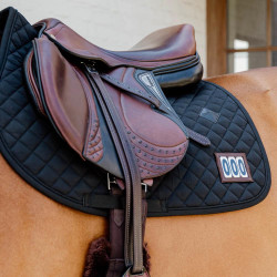 Sottosella da competizione con 2 numeri Kentucky Jumping Nero