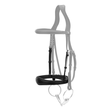 Museruola Anatomica Senza Sottogola New English Collection Dy'on Nero Museruola Anatomica Senza Sottogola New English Collection Dy'on Nero