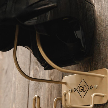 Porta Casco con Gancio in Acciaio Grooming Deluxe by Kentucky Oro