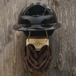 Porta Casco con Gancio in Acciaio Grooming Deluxe by Kentucky Oro