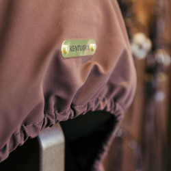 Coprisella con placca in oro Kentucky Marrone