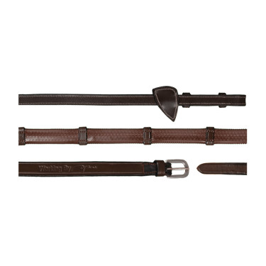 Redini equitazione gomma 1/2 con 7 fermagli Dy’on Redini equitazione gomma 1/2 con 7 fermagli Dy’on