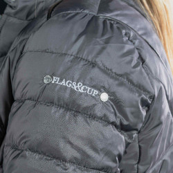 Giacca leggera da donna Apola Flags & Cup Antracite Grigio