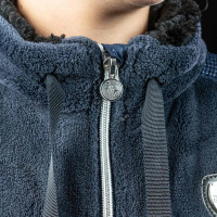 Giacca in pile per bambini Kahari Flags & Cup Blu navy