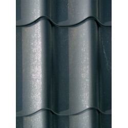 Panneau tuile alu-zinc anthracite