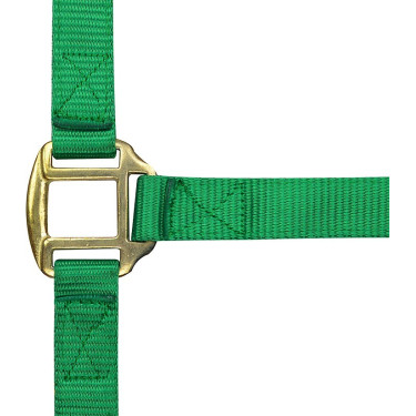 Capestro in nylon foderato in cuoio Norton Verde chiaro