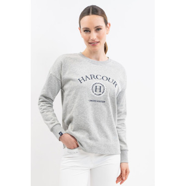 Felpa Unisex Galopea Harcour Grigio melange