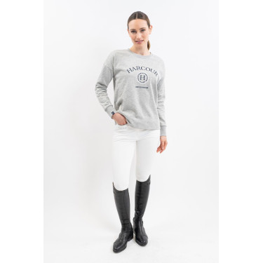 Felpa Unisex Galopea Harcour Grigio melange