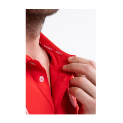 Polo Harcour Dranse uomo Swiss Equestrian Friends Rosso