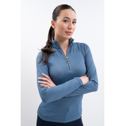 Polo Harcour Breezi donna Blu acciaio