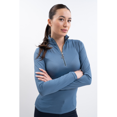 Polo Harcour Breezi donna Blu acciaio