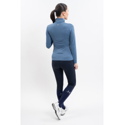 Polo Harcour Breezi donna Blu acciaio