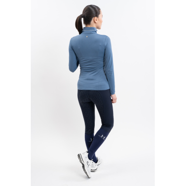 Polo Harcour Breezi donna Blu acciaio