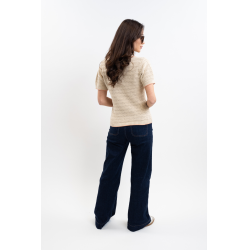 Polo da equitazione donna Harcour Pony in cotone