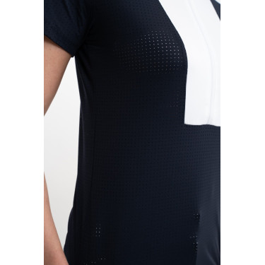 Polo da concorso Harcour Paris donna Marina Blu marino