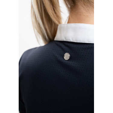 Polo da concorso Harcour Paris donna Marina Blu marino