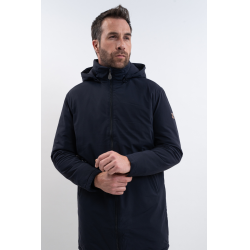 Parka lunga Harcour Robertha uomo Marina Blu marino